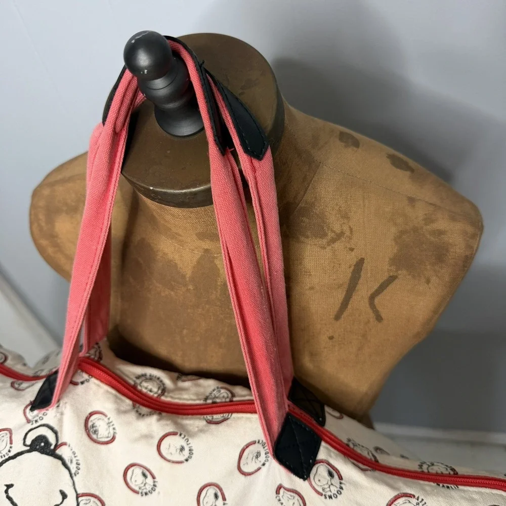 80s Vintage Charlie Brown Peanuts travel duffle bag